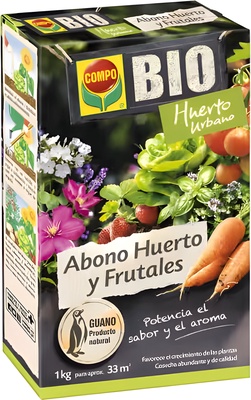Abono Guano Huerto y Frutales Compo 1kg